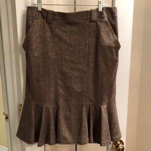 Elegant Brown Women's Skirt